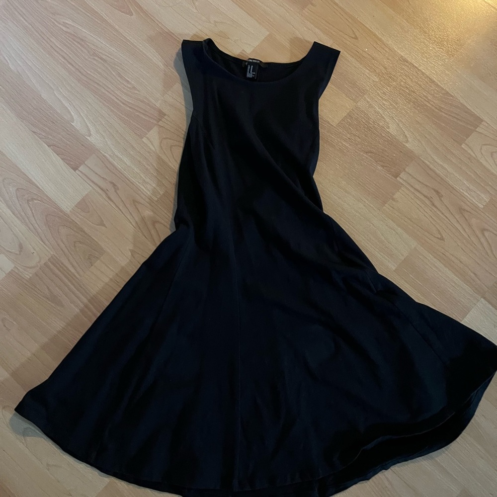 Black forever 21 skater dress